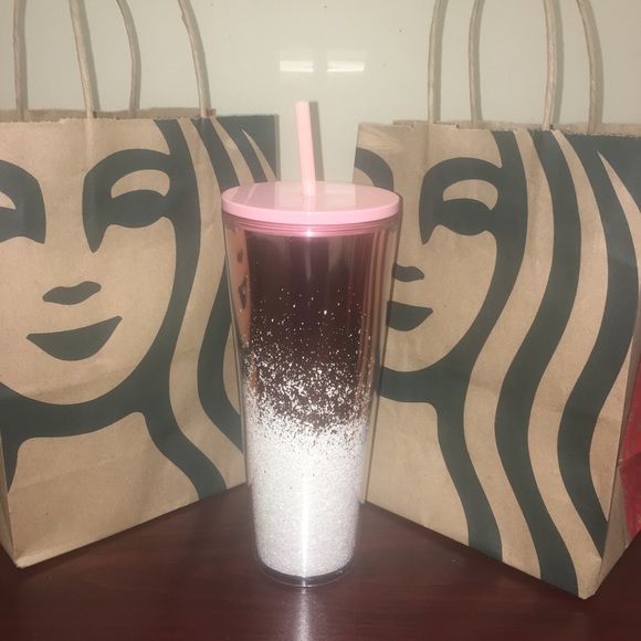 Starbucks Holiday 2019 Rose Gold Glitter Tumbler - Picture 2 of 2